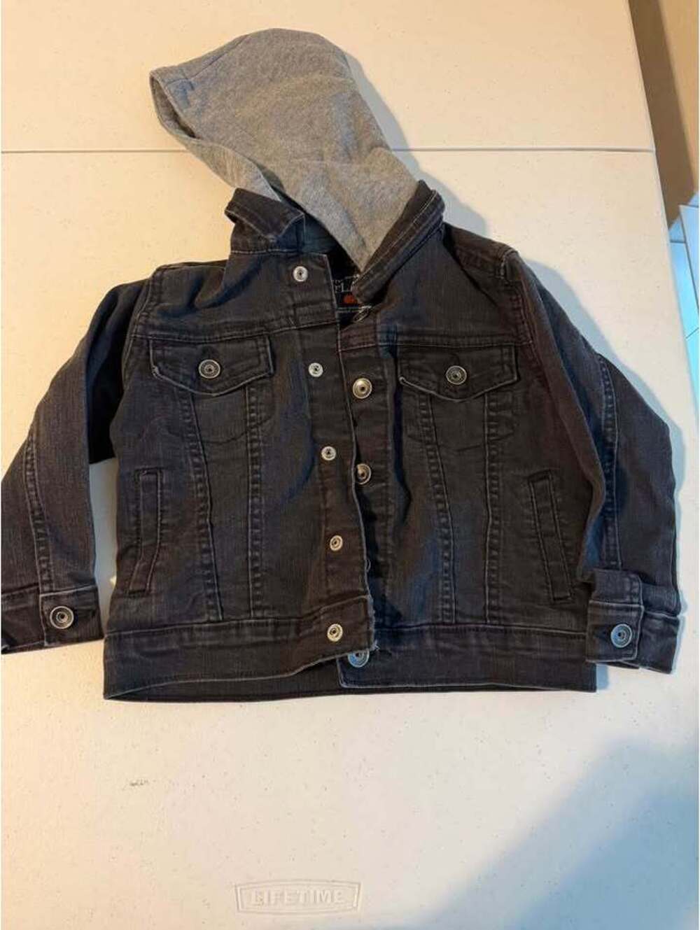 The Children's Place Hooded Denim Jacket Size 2T